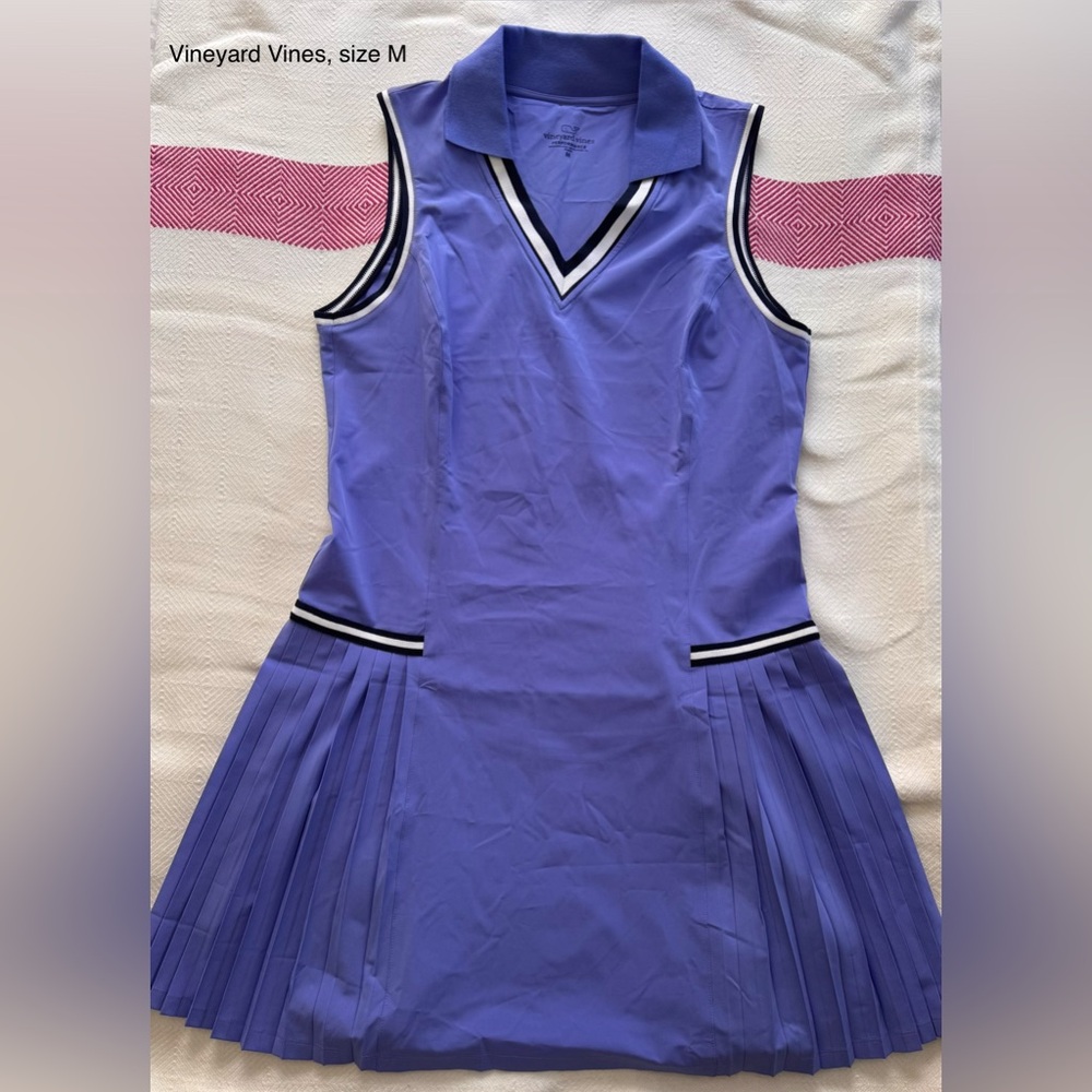 Vineyard Vines Purple Sleeveless Tennis Dress